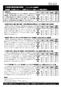 2025年4月期景気動向調査結果のサムネイル
