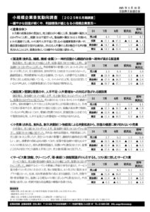 2025年8月期景気動向調査結果のサムネイル